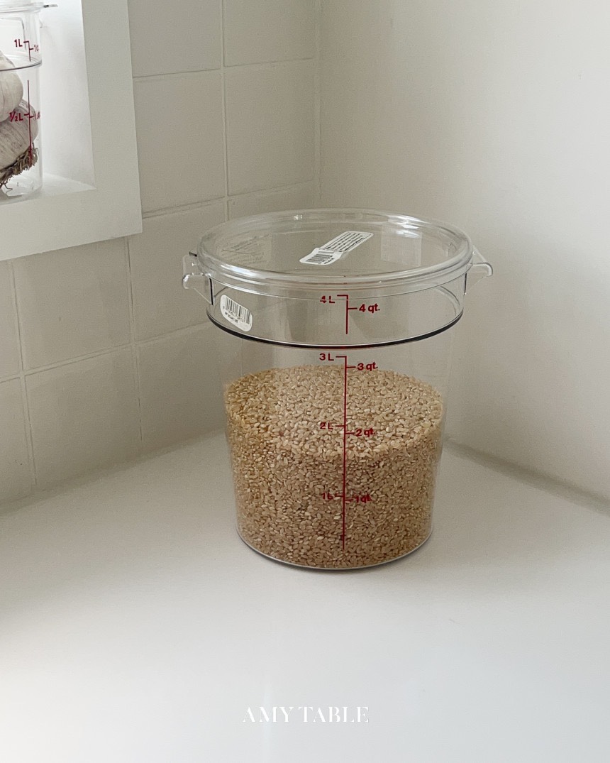 (預購)韓國 amytable 選物店|圓形透明附蓋收納罐7