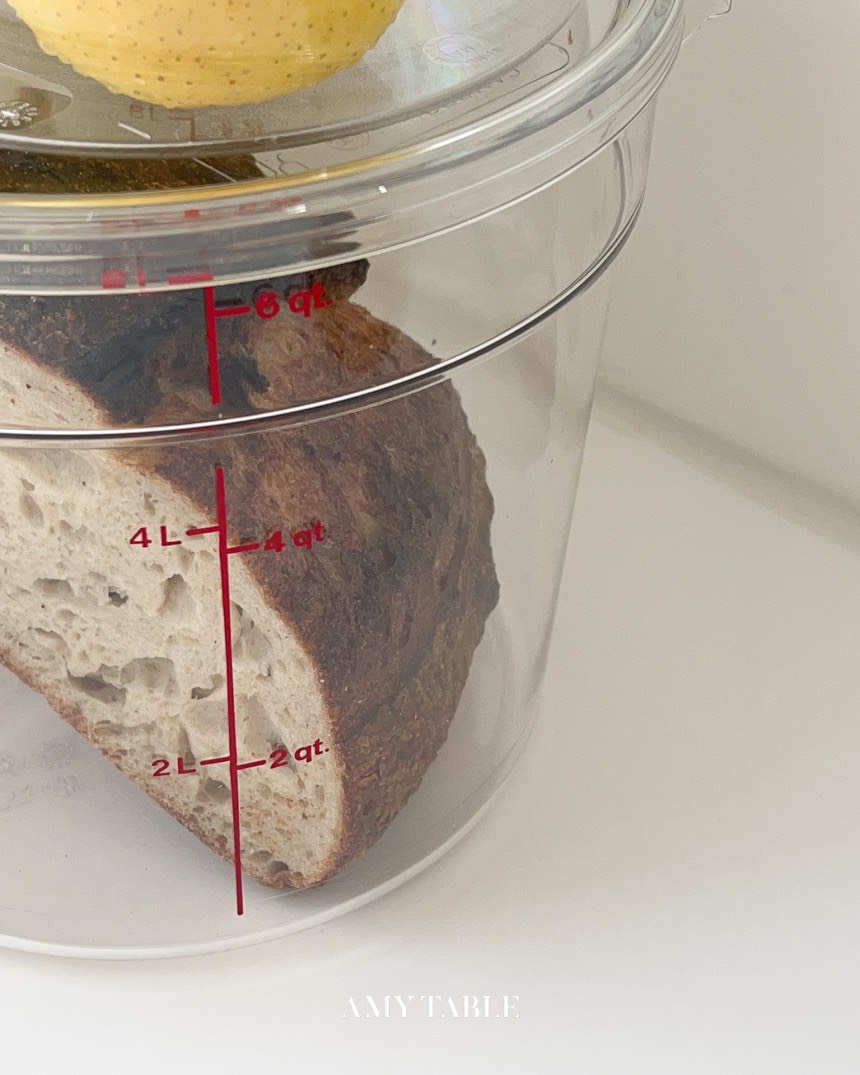 (預購)韓國 amytable 選物店|圓形透明附蓋收納罐3