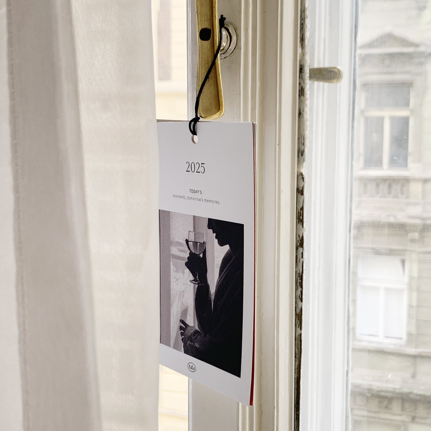 (現貨)韓國 t.d.s | 2025 簡約冬日色系月曆掛曆1