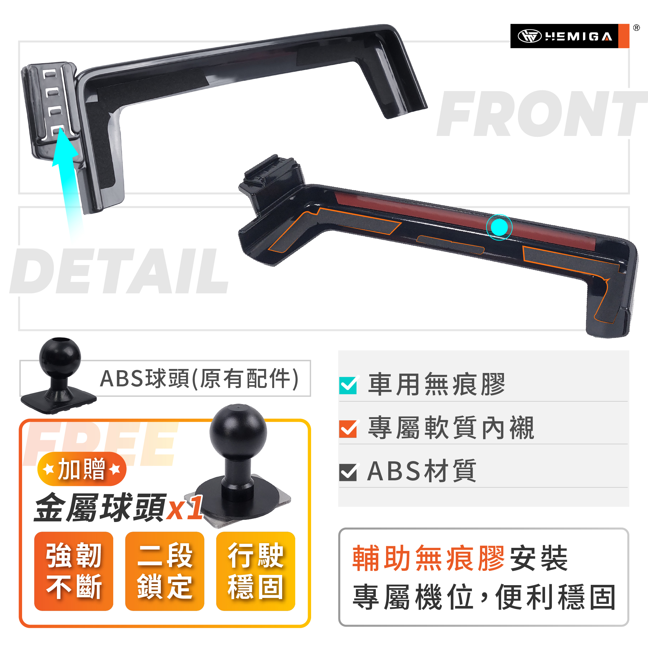 RX 手機架 2020-2022年 RX300 RX350 RX450h 車用手機架 凌志 LEXUS 金屬球頭 汽車手機架4