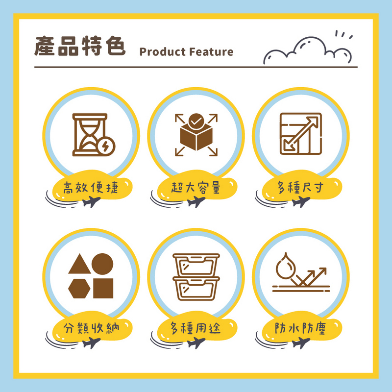 【UTA鴻嘉源】【現貨速發】六件組旅行收納袋|防水牛津布 分類衣物整理袋|行李箱收納包 居家旅行出差必備(多色可選)4