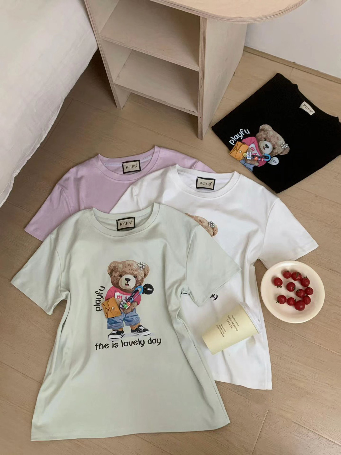 韓系 Bear Chic 立體釘珠上衣|質感通勤穿搭🐻✨3