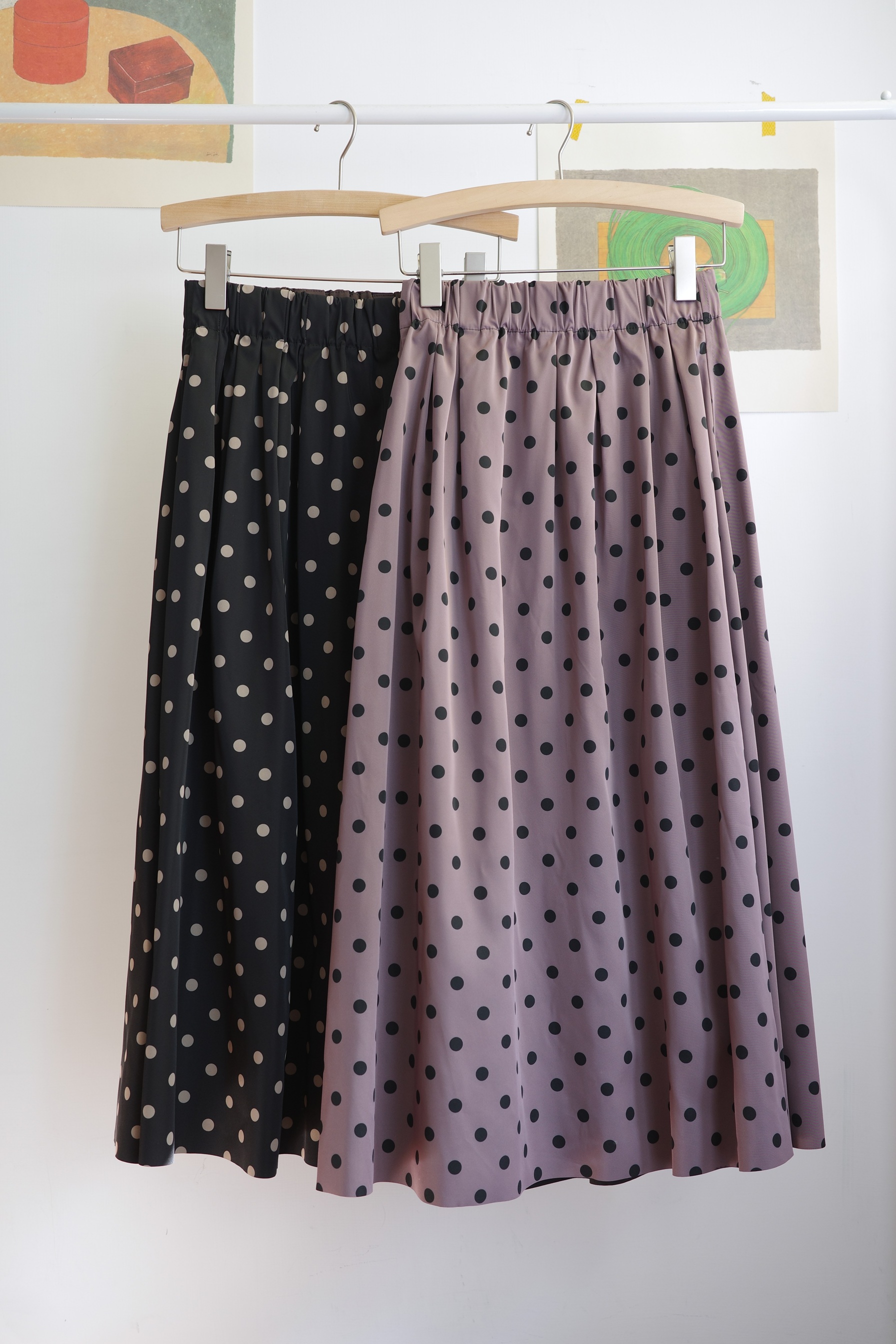 𓏭雙面穿光澤感圓裙