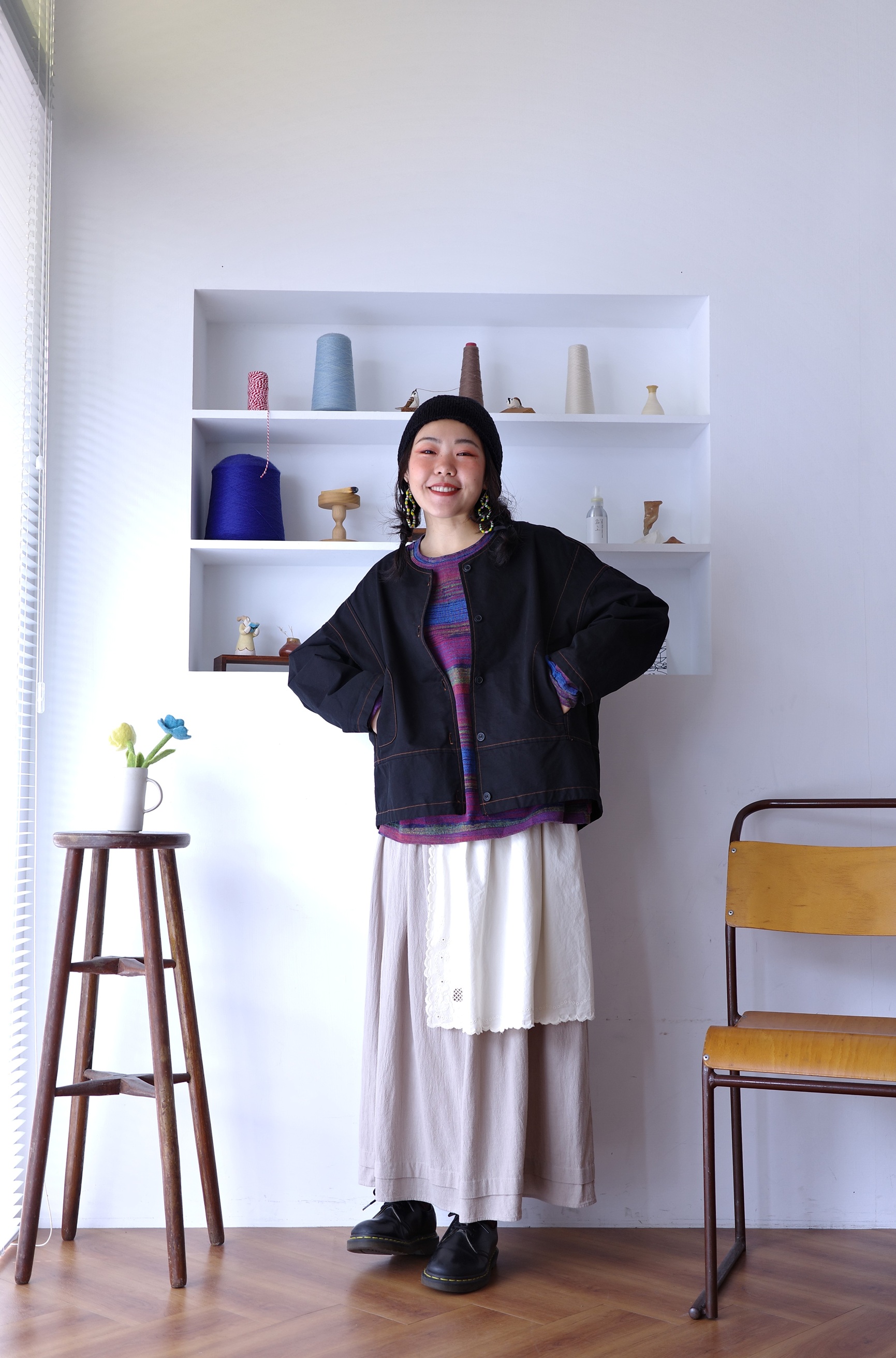 𓏭明車線俐落感短版外套