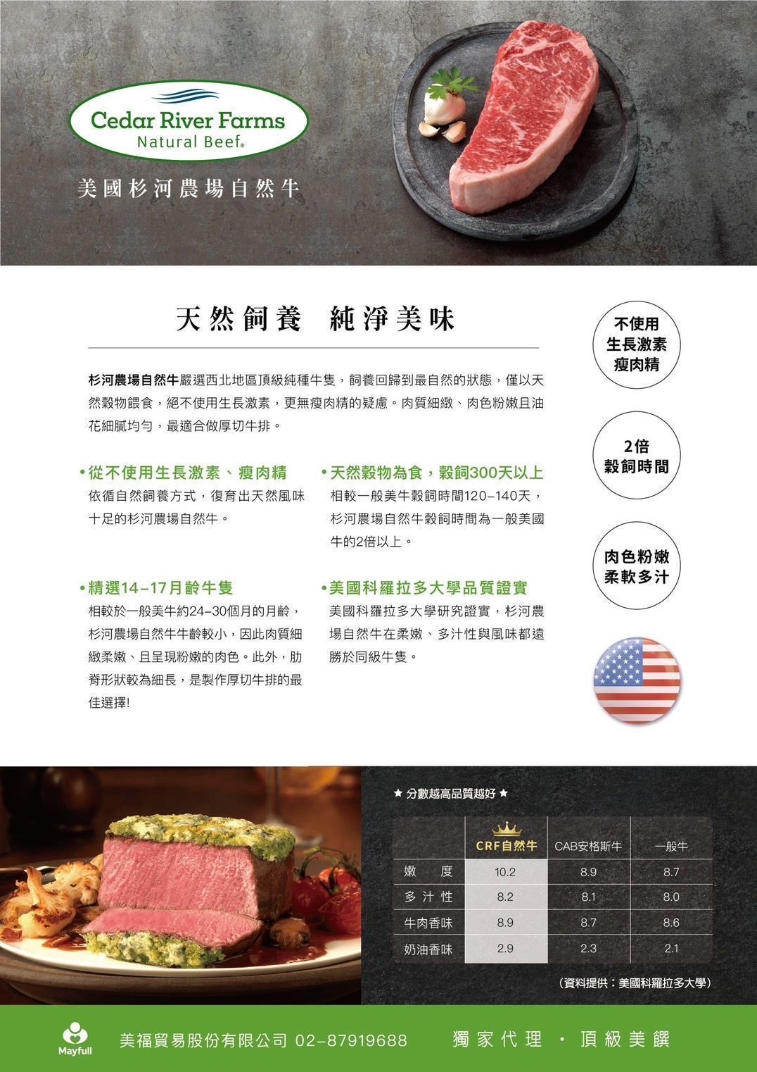 美福杉河農場濕式熟成板腱菲力5