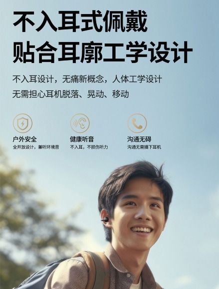 (現貨) 2025新款耳骨藍牙無線耳機 (現貨) 2025新款耳骨藍牙無線耳機