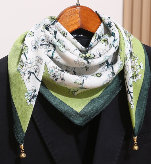 (現貨) 磁釦絲巾