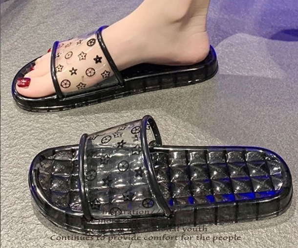 (零碼出清)-水晶拖鞋