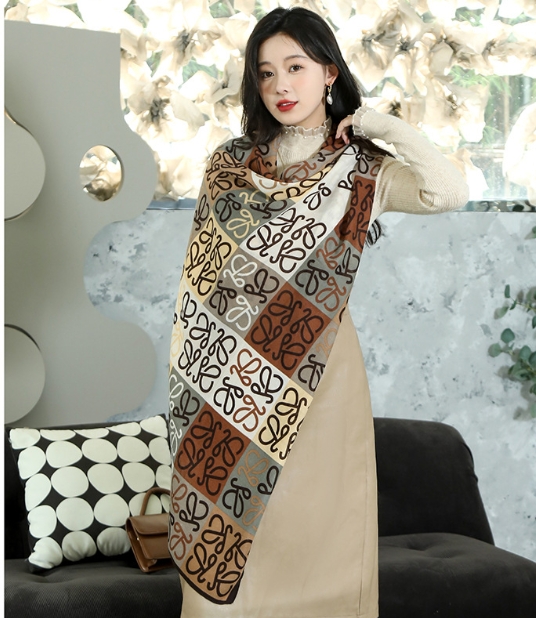 (現貨)韩版東大門棉麻披風圍巾