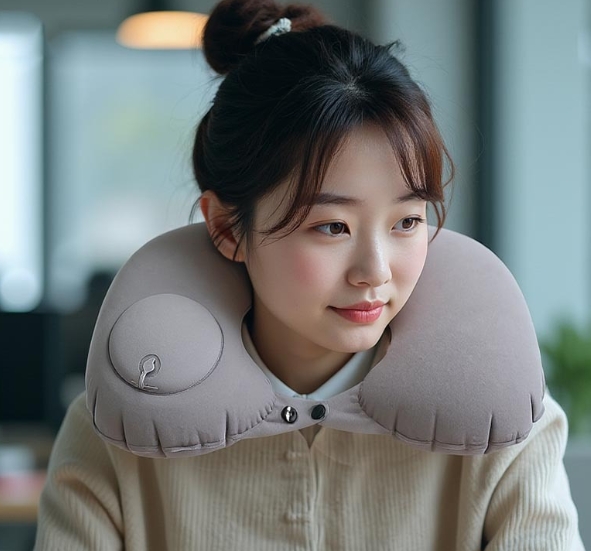 按壓充氣掛脖/按壓充氣枕 按壓充氣掛脖/按壓充氣枕