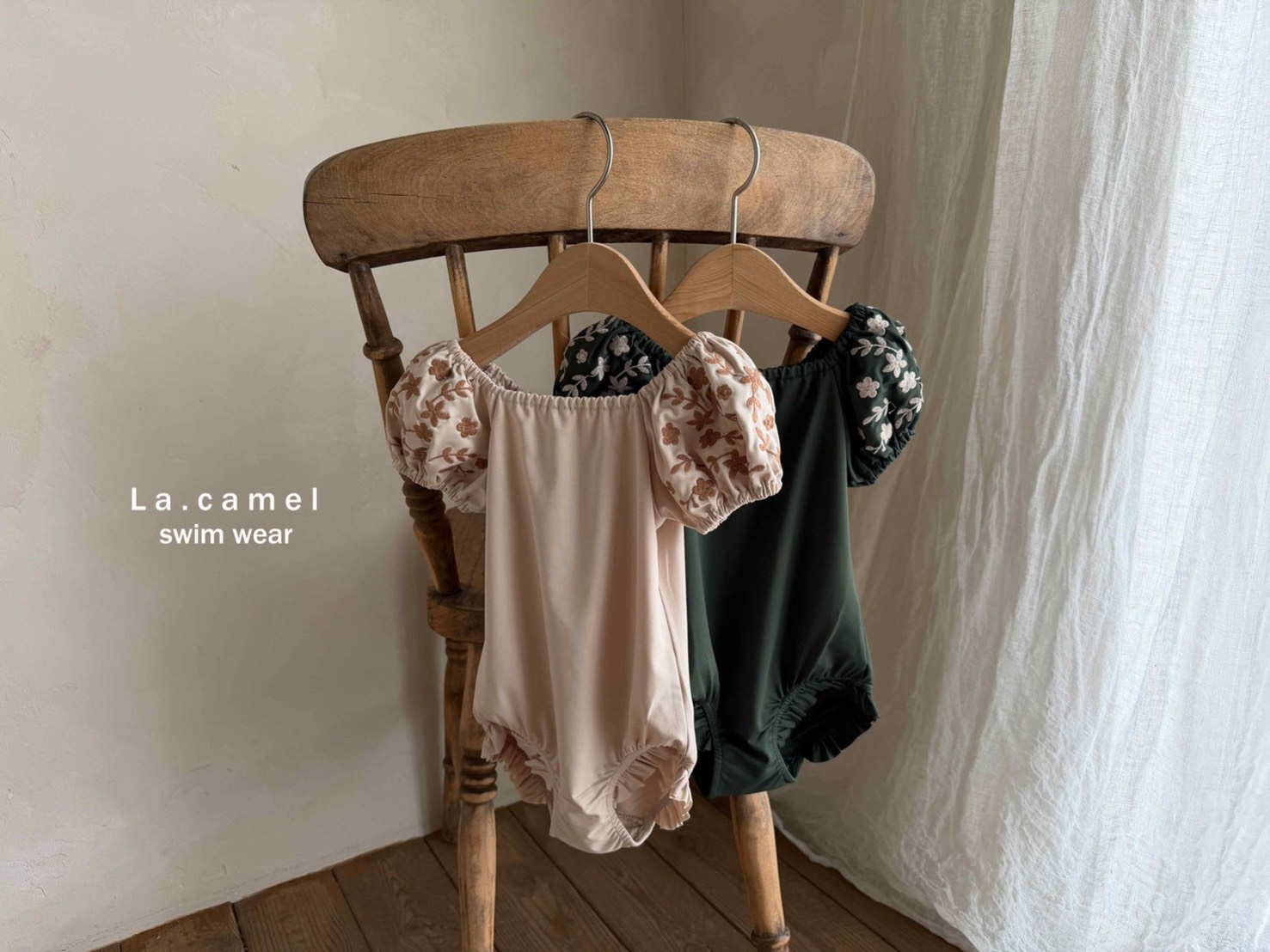 芭蕾連體泳裝/泳帽2