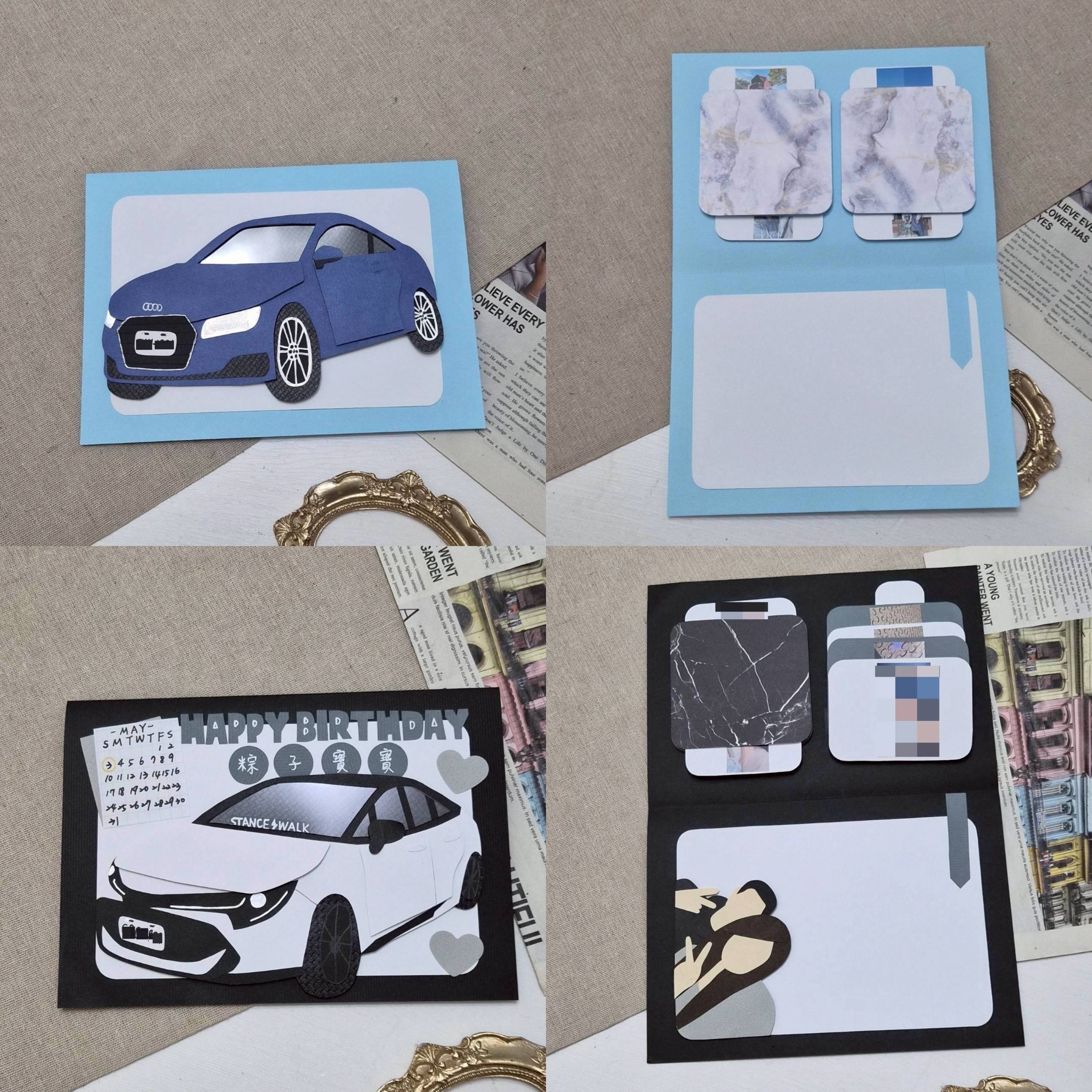 【預購】客製化手工卡片|汽車款20
