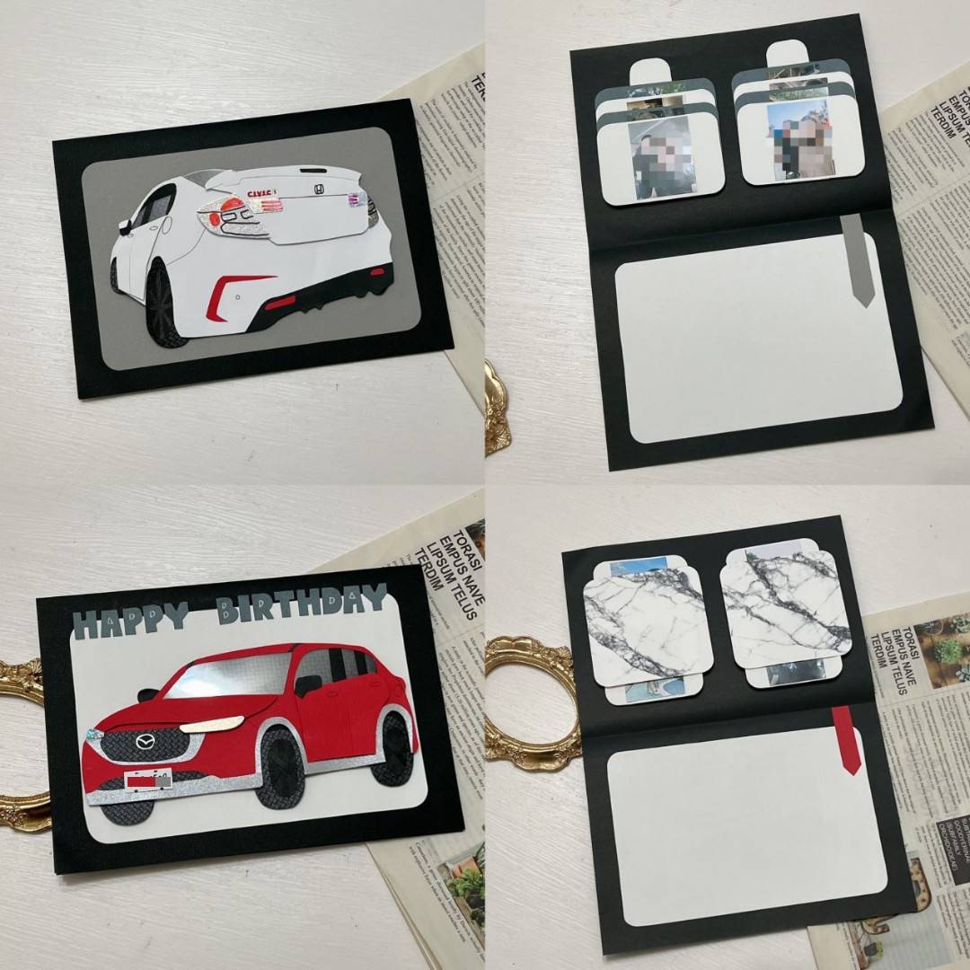 【預購】客製化手工卡片|汽車款7