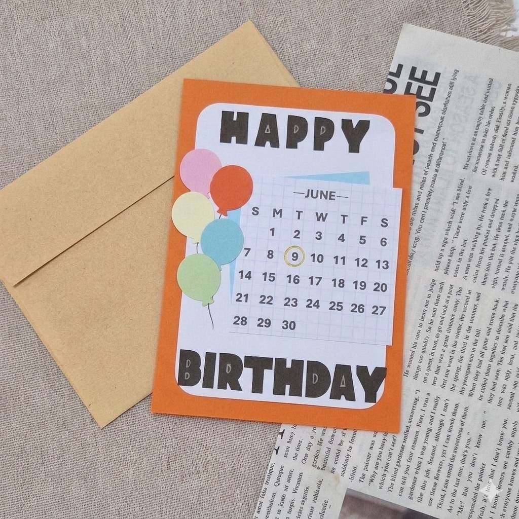 【現貨】客製化日曆手工卡片|萬用卡片 適用生日、情人節、教師節、聖誕節、母親節、週年紀念、父親節18