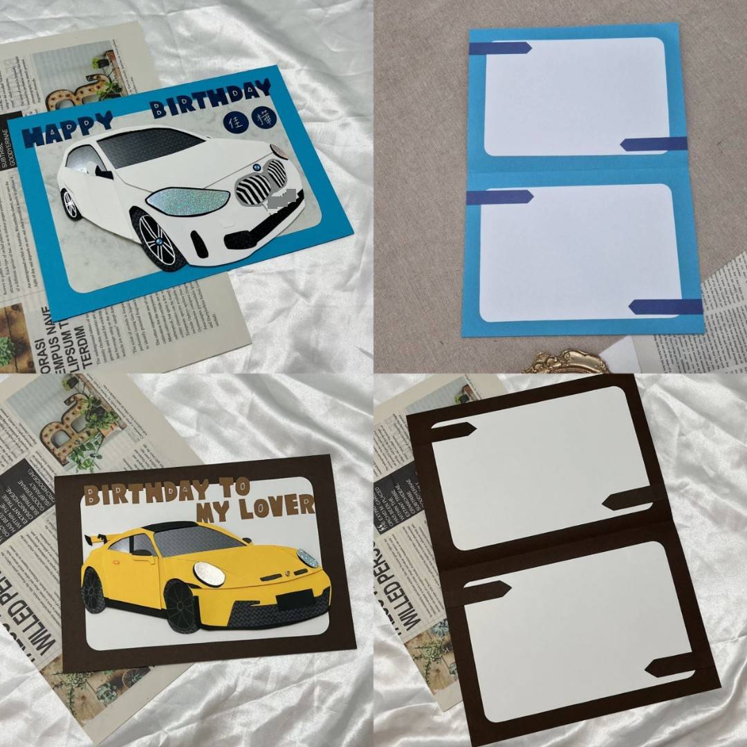 【預購】客製化手工卡片|汽車款5