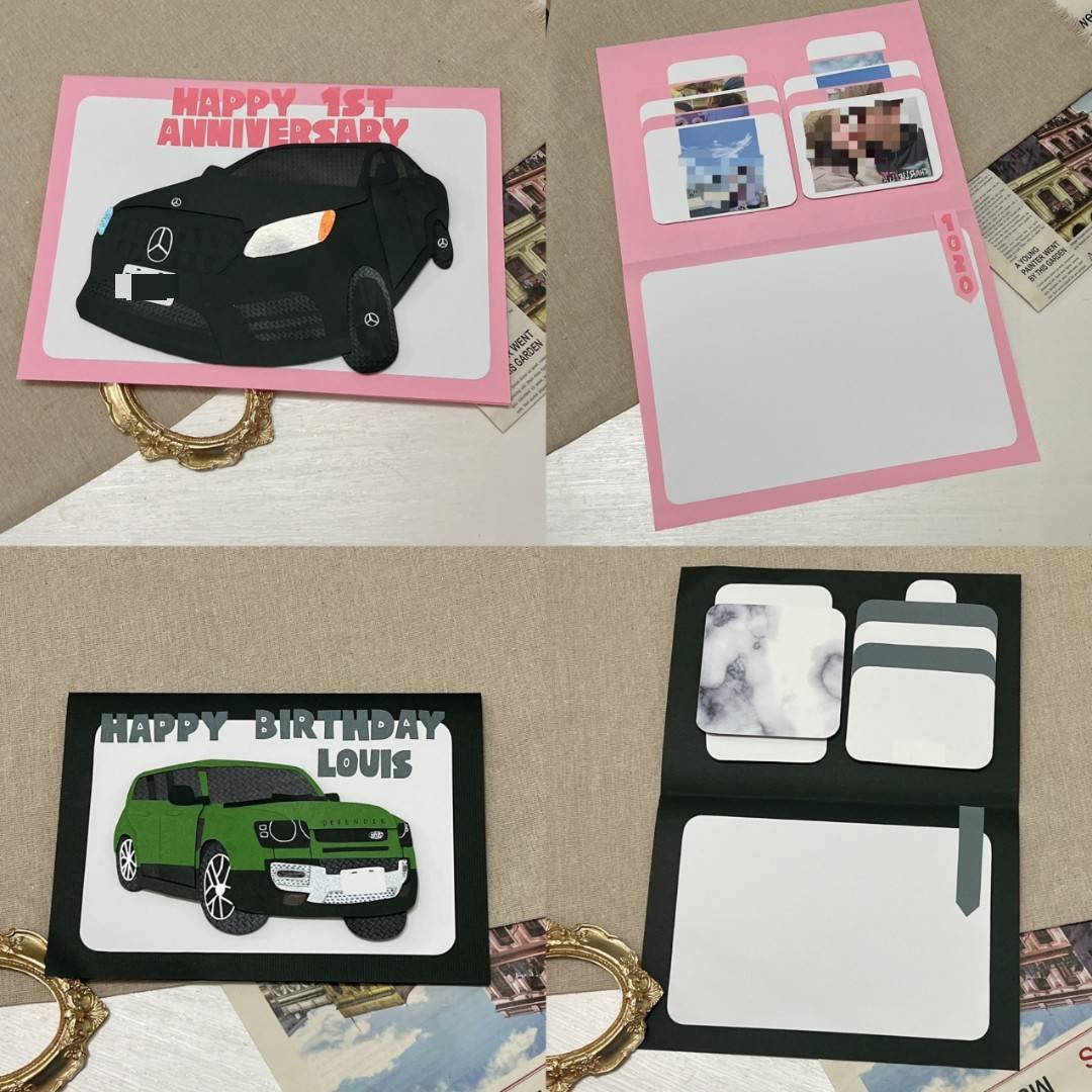 【預購】客製化手工卡片|汽車款4