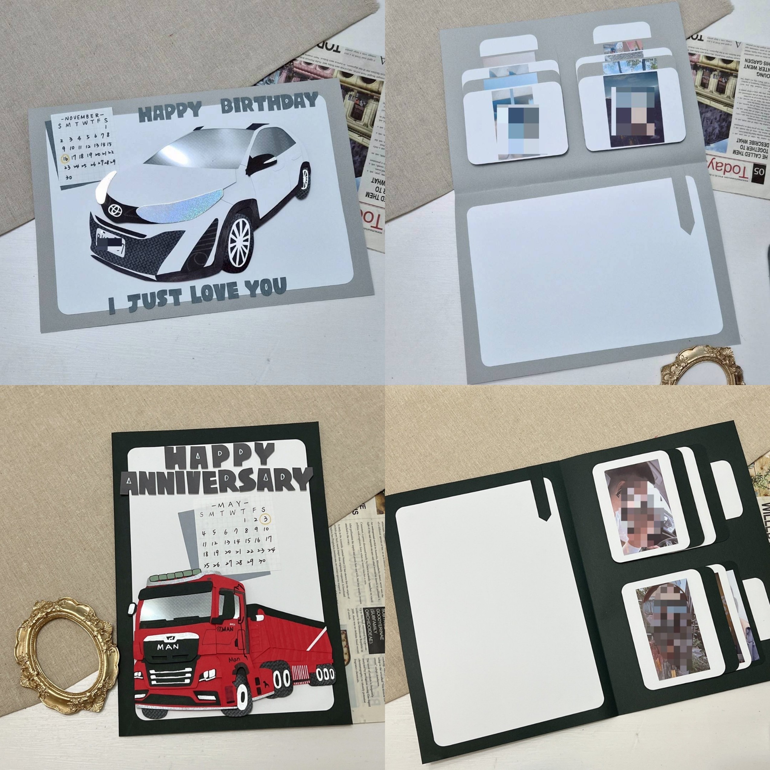 【預購】客製化手工卡片|汽車款25