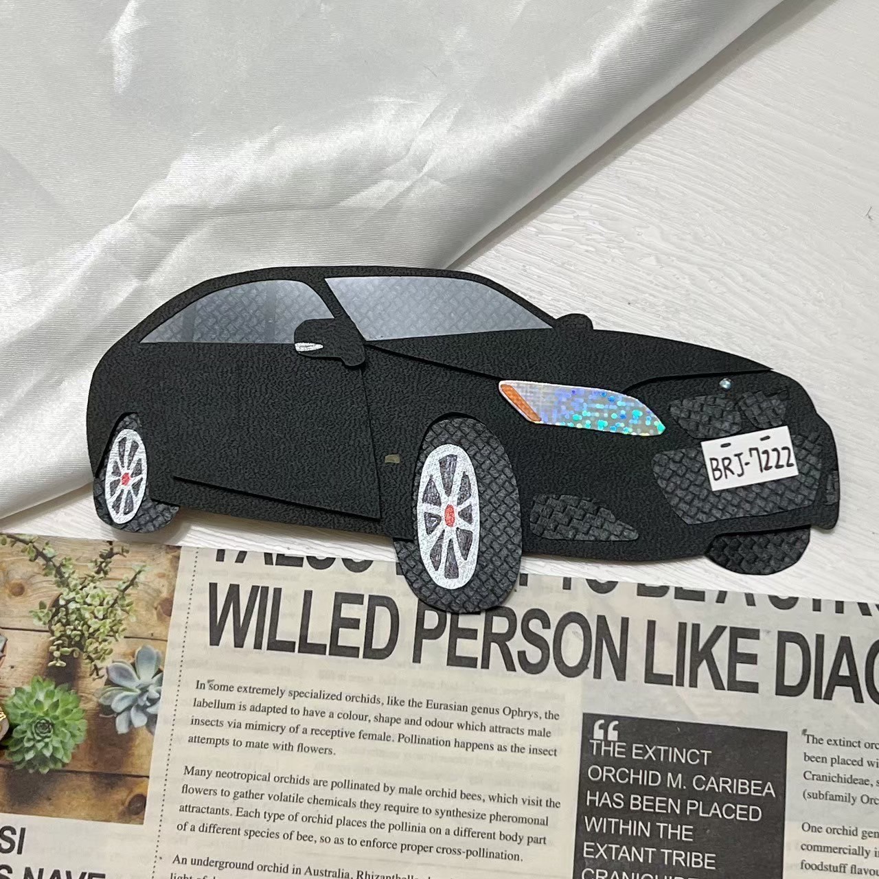 【預購】客製化紙雕裝飾|汽車款8
