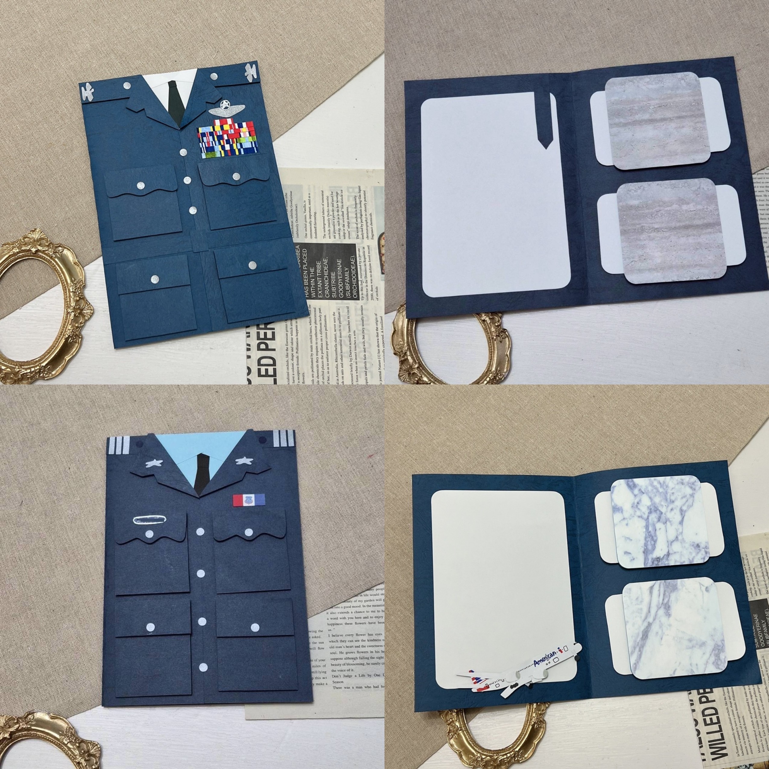 【預購】客製化制服卡片|空軍款4