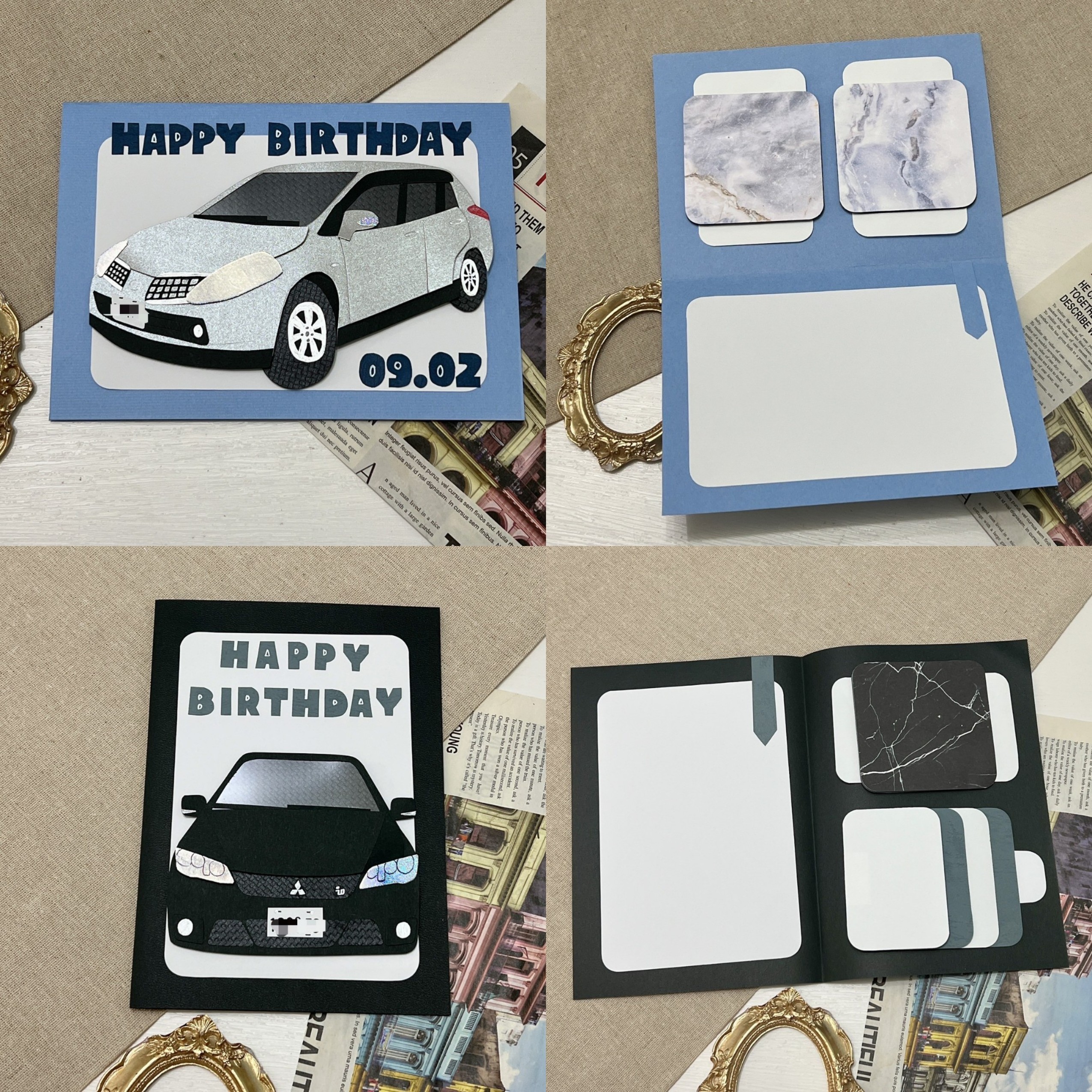 【預購】客製化手工卡片|汽車款3