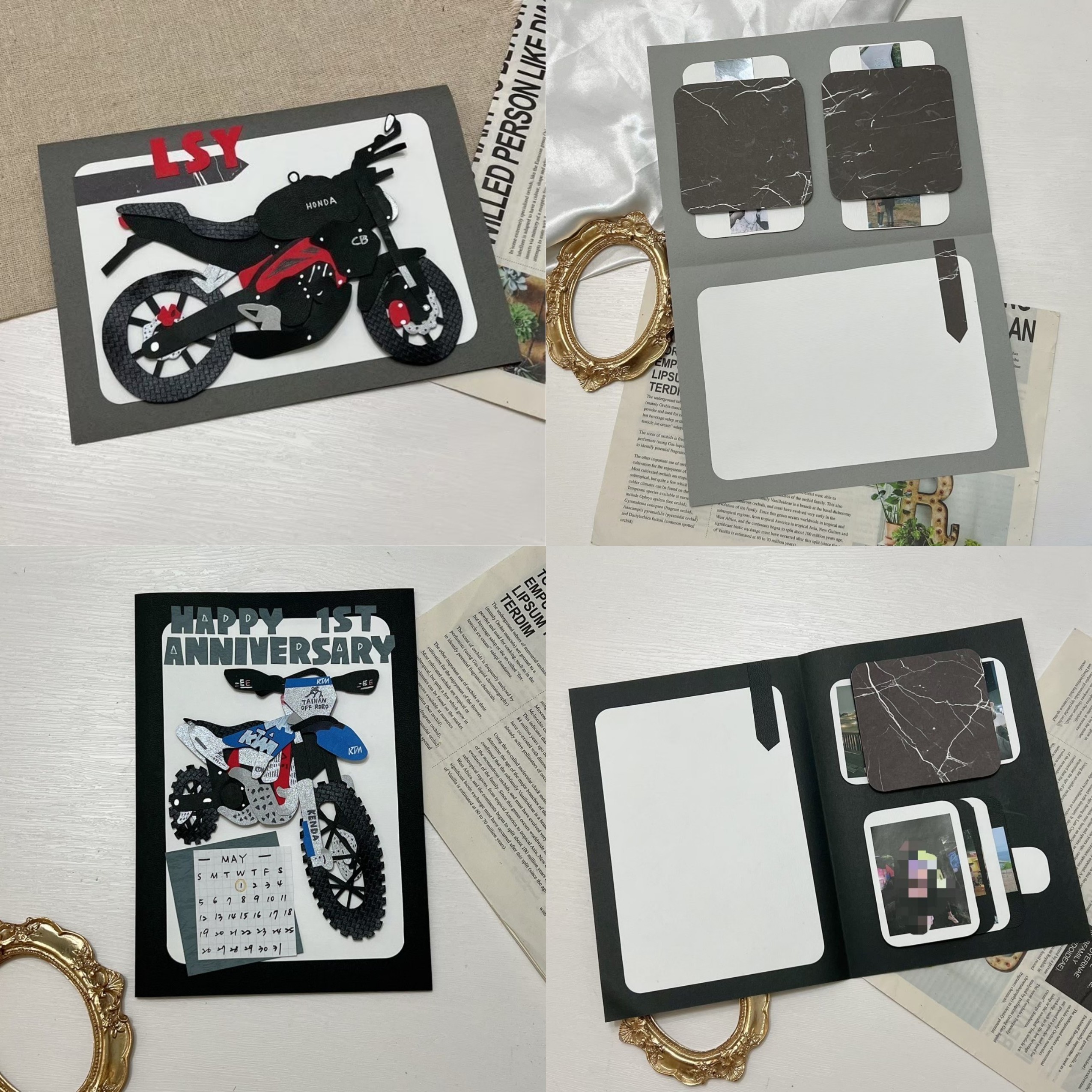【預購】客製化手工卡片|檔車機車款11