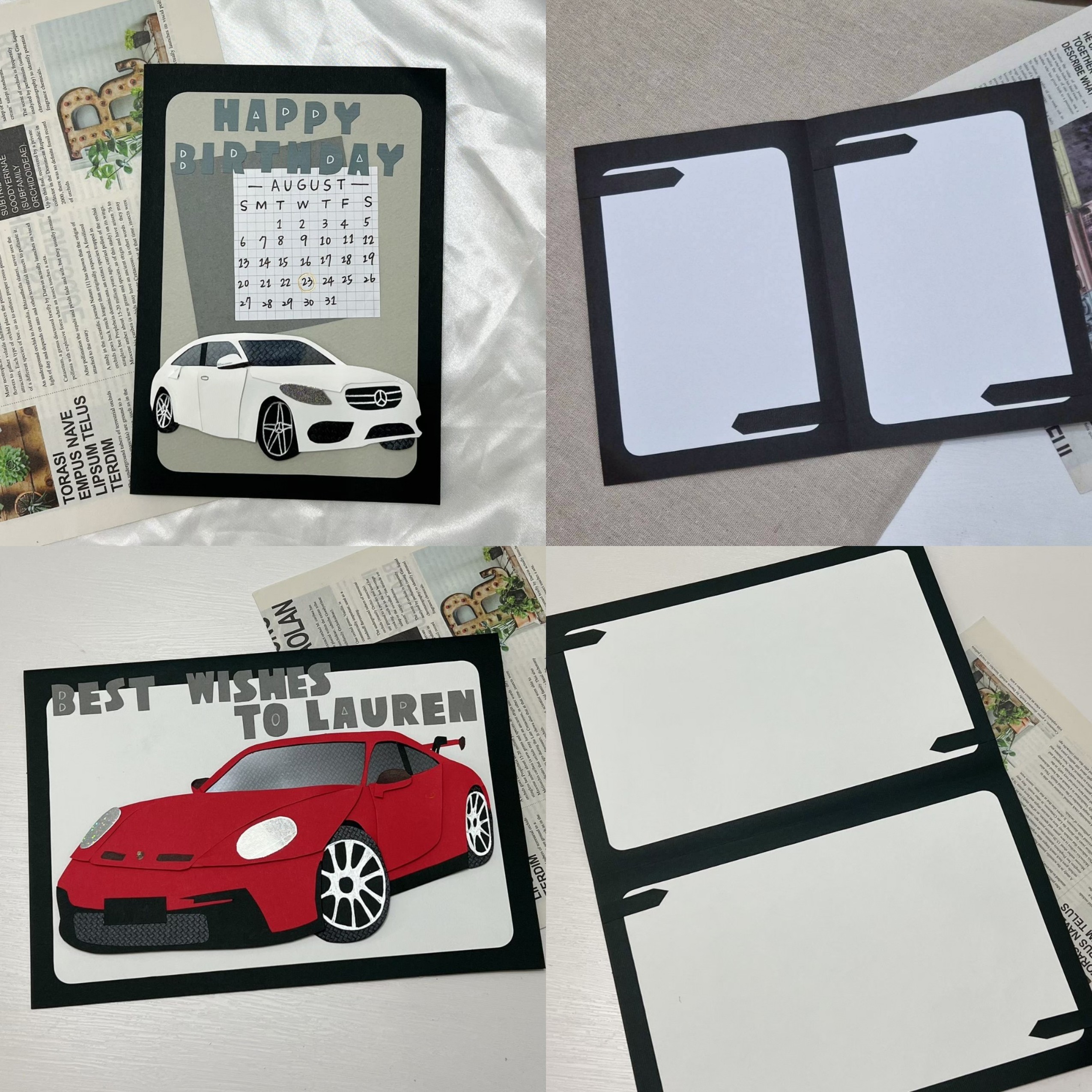 【預購】客製化手工卡片|汽車款19