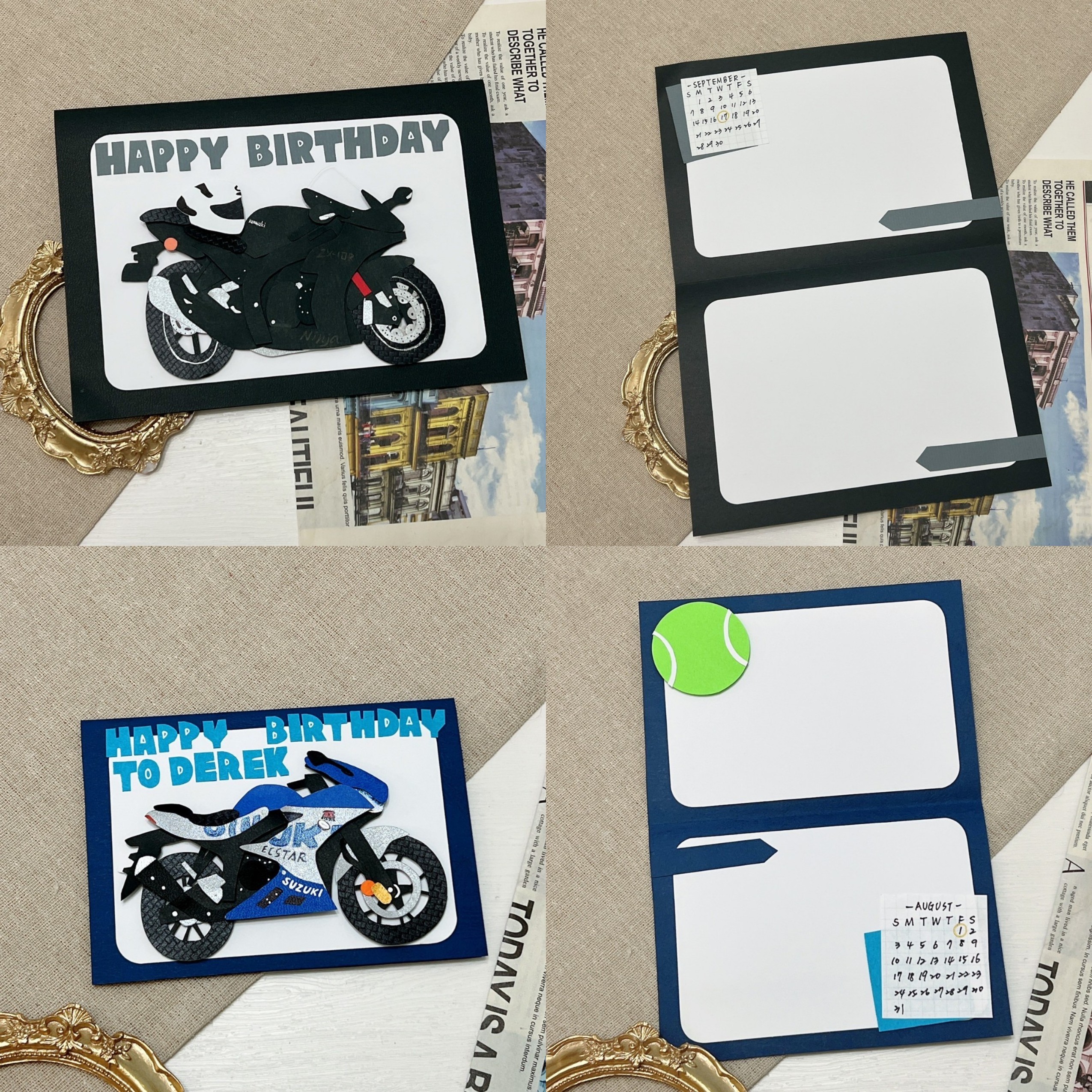 【預購】客製化手工卡片|檔車機車款21