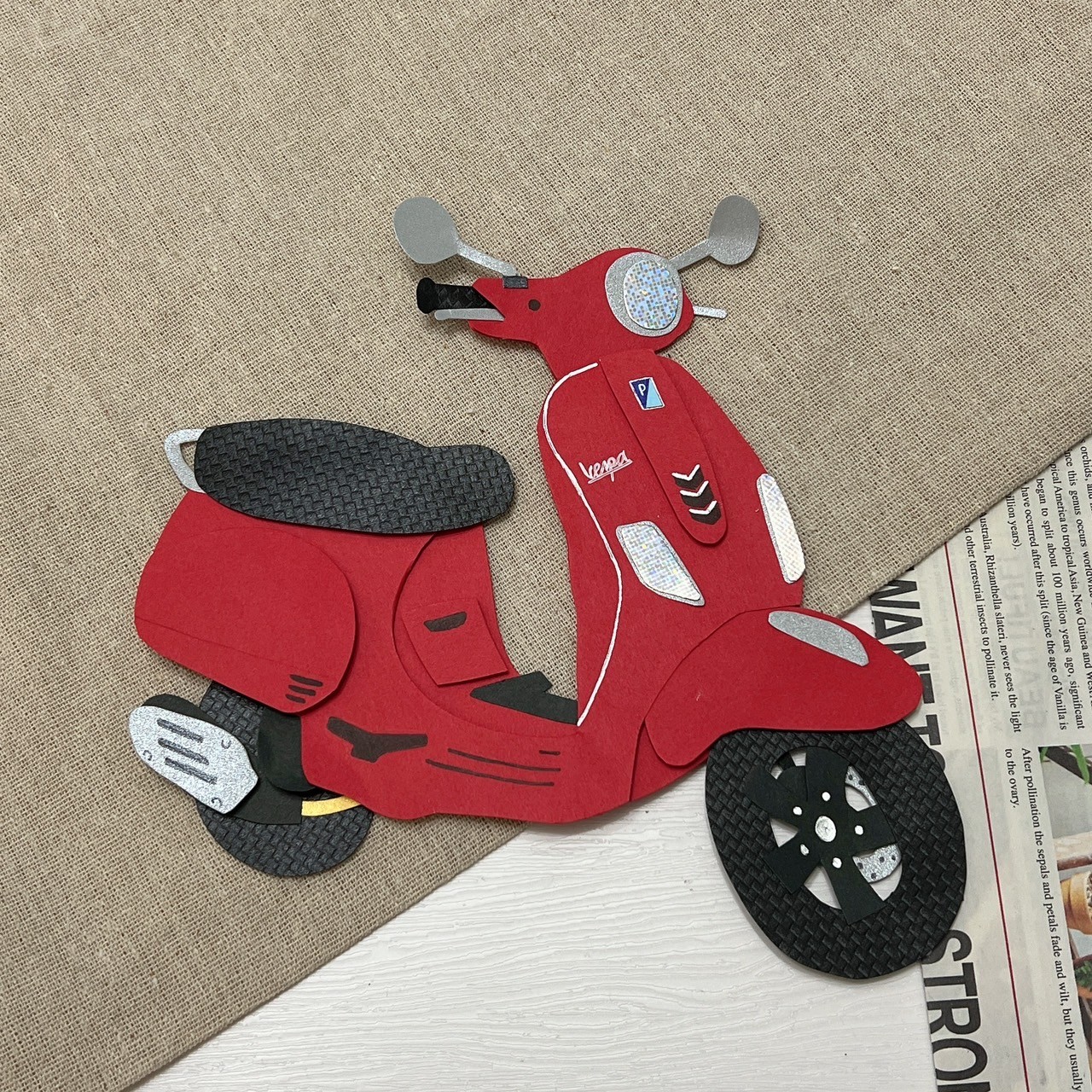 【預購】客製化紙雕裝飾|機車擋車款2