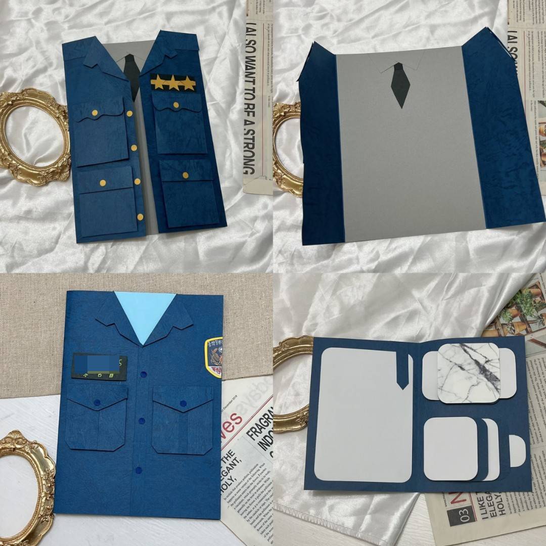 【預購】客製化制服卡片|警察款4