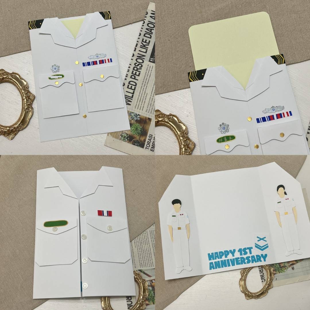 【預購】客製化制服卡片|空軍款3