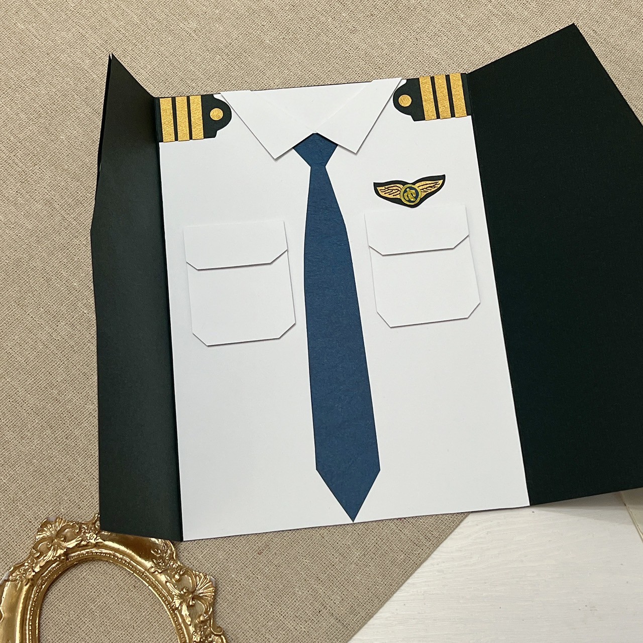 【預購】客製化制服卡片|機長款2
