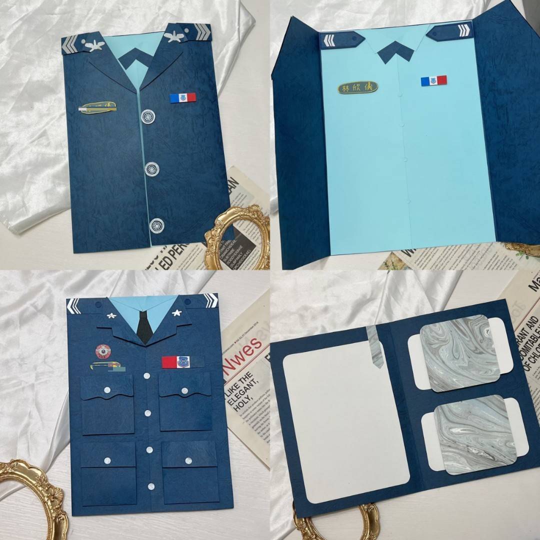 【預購】客製化制服卡片|空軍款2