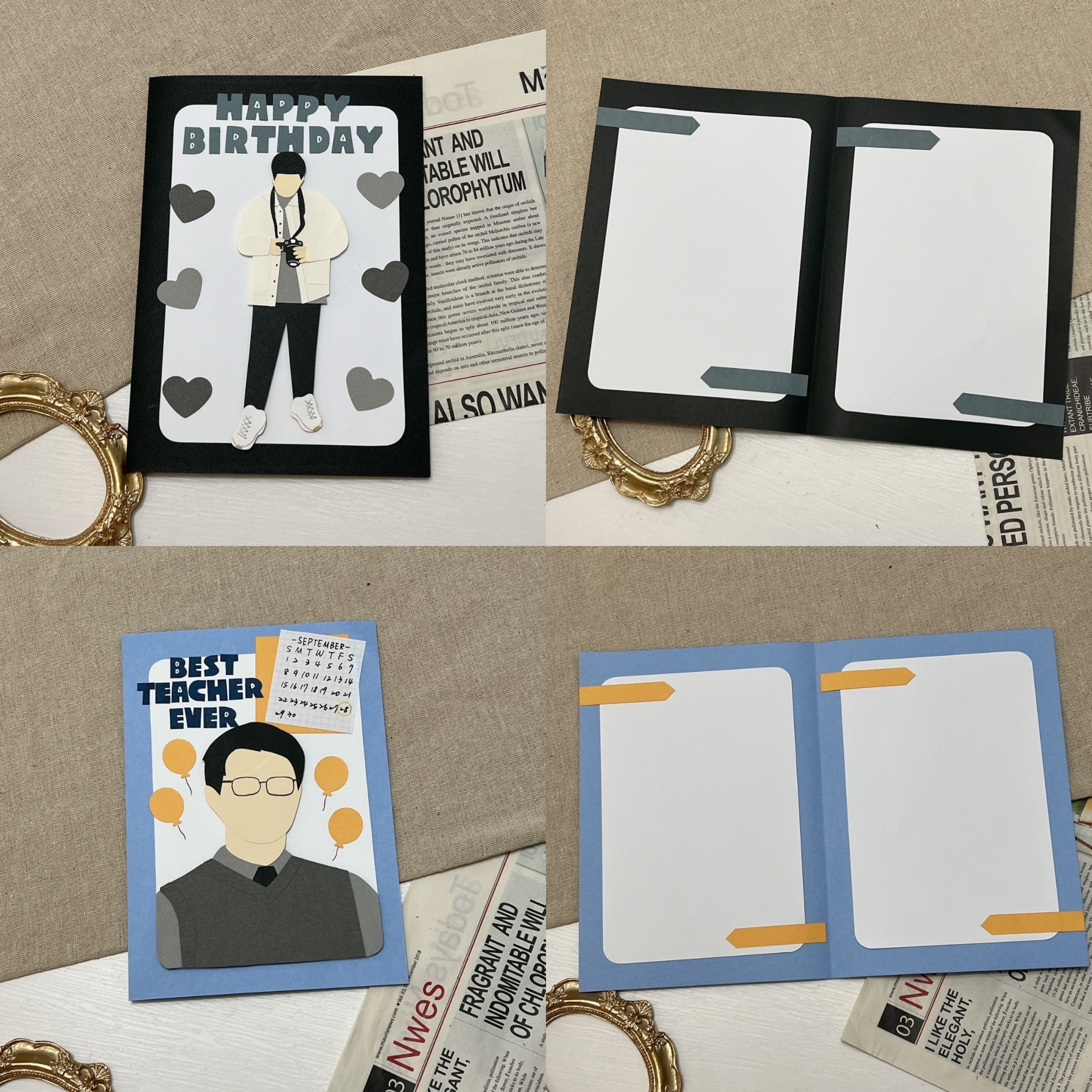 【預購】客製化手工卡片|單人似顏繪19