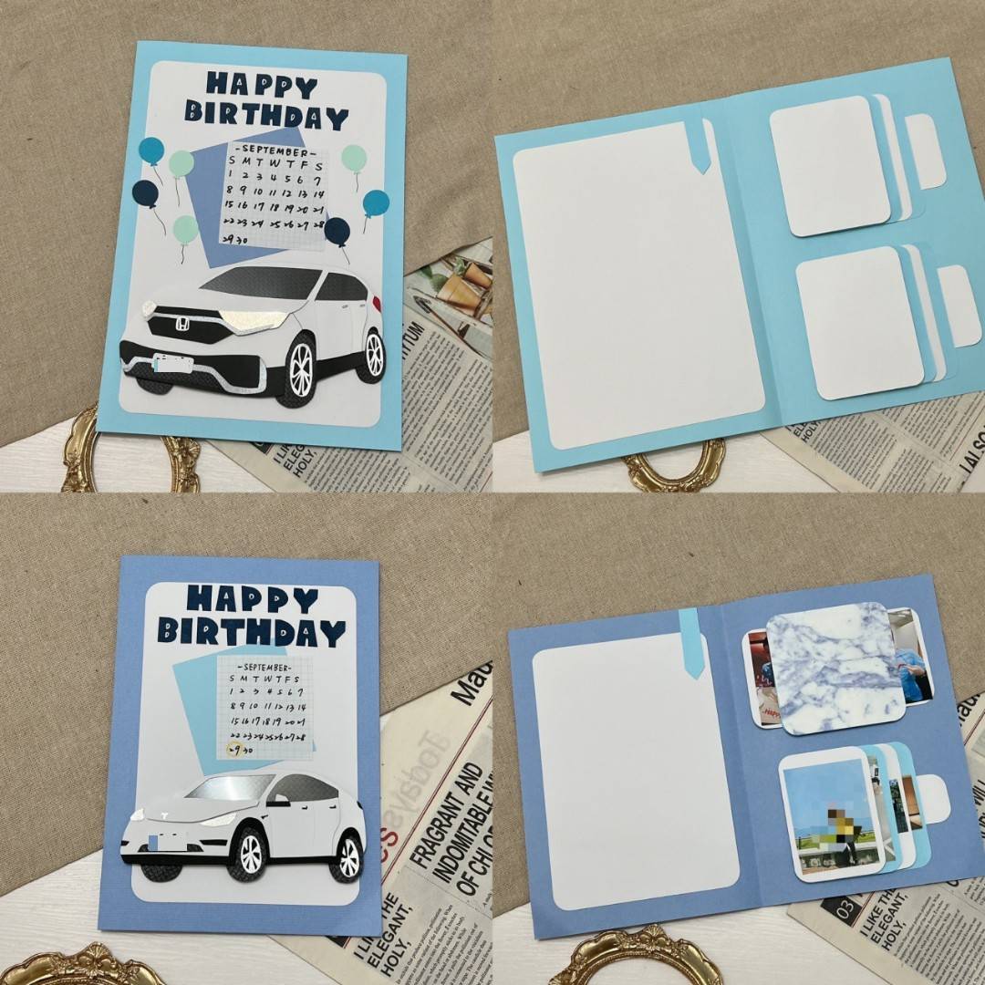 【預購】客製化手工卡片|汽車款2