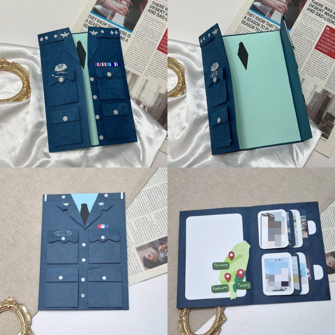 【預購】客製化制服卡片|空軍款3