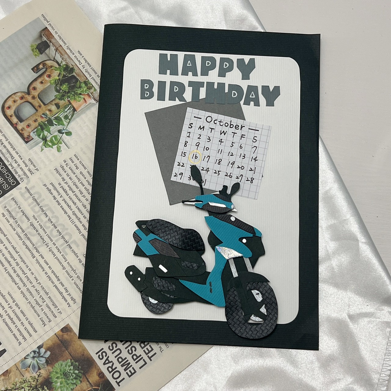 客製化機車重機手手工卡片 客製化機車重機手手工卡片