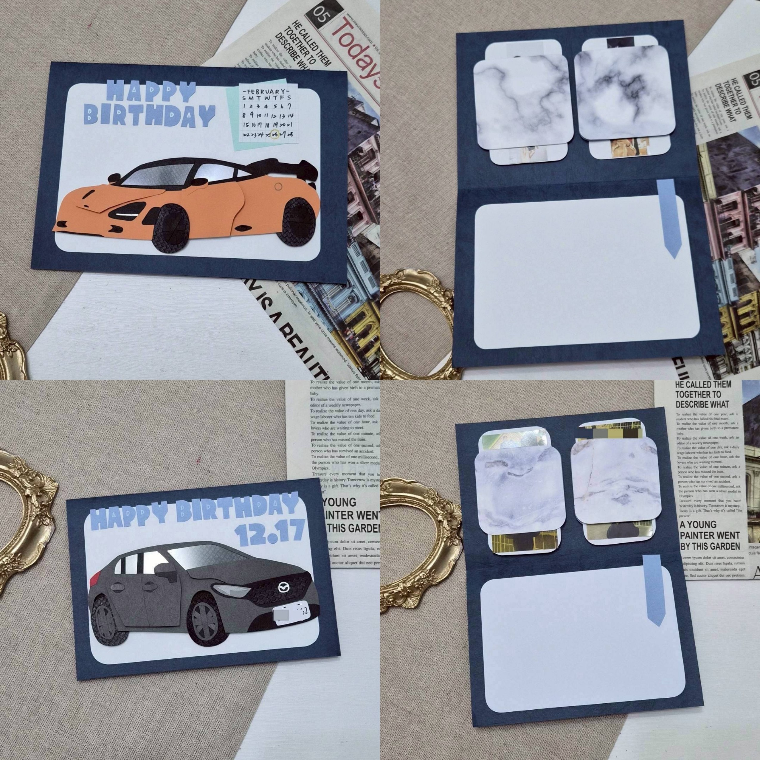 【預購】客製化手工卡片|汽車款23