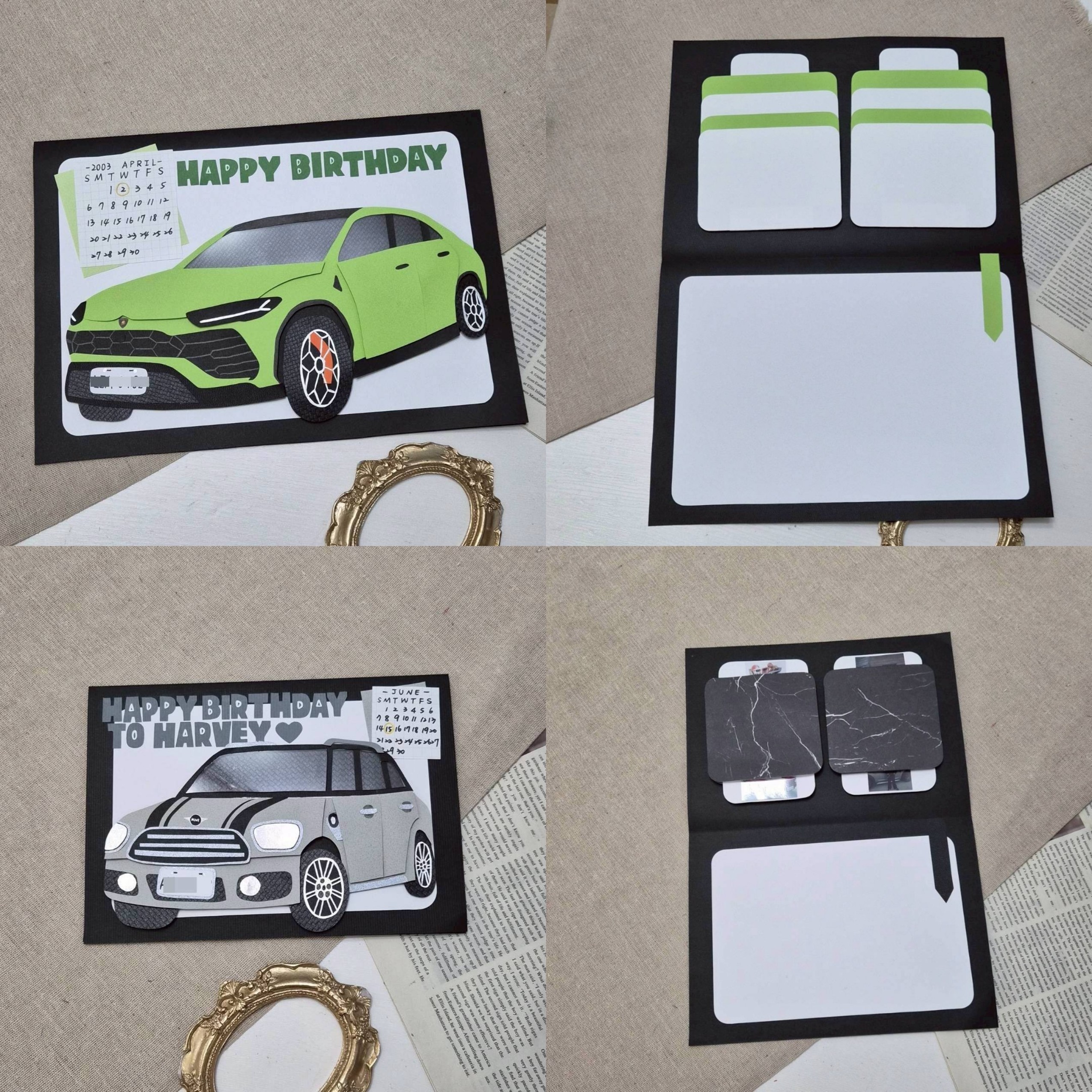 【預購】客製化手工卡片|汽車款21