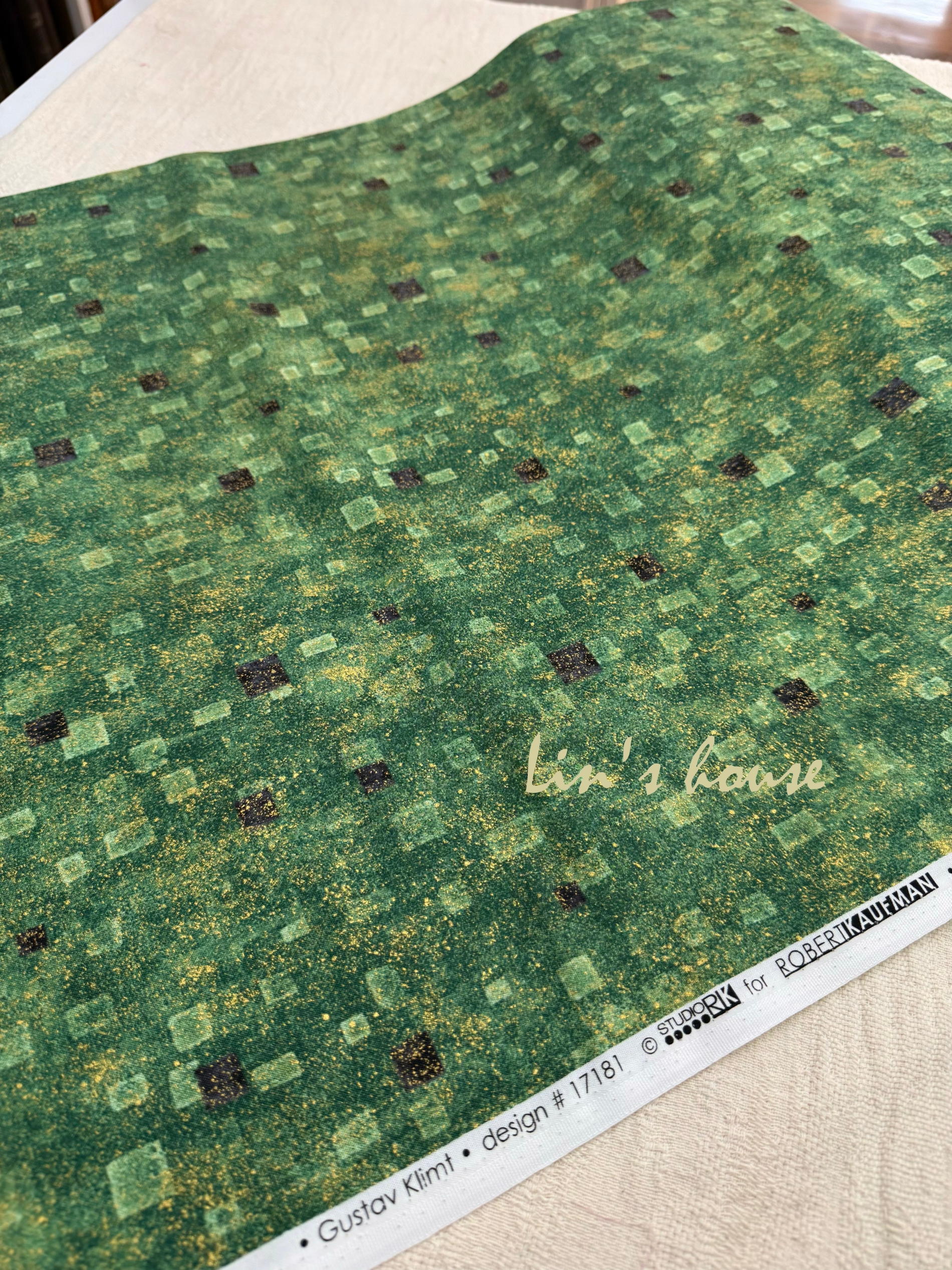 靈感之布|Klimt Collection 幾何金箔設計布4