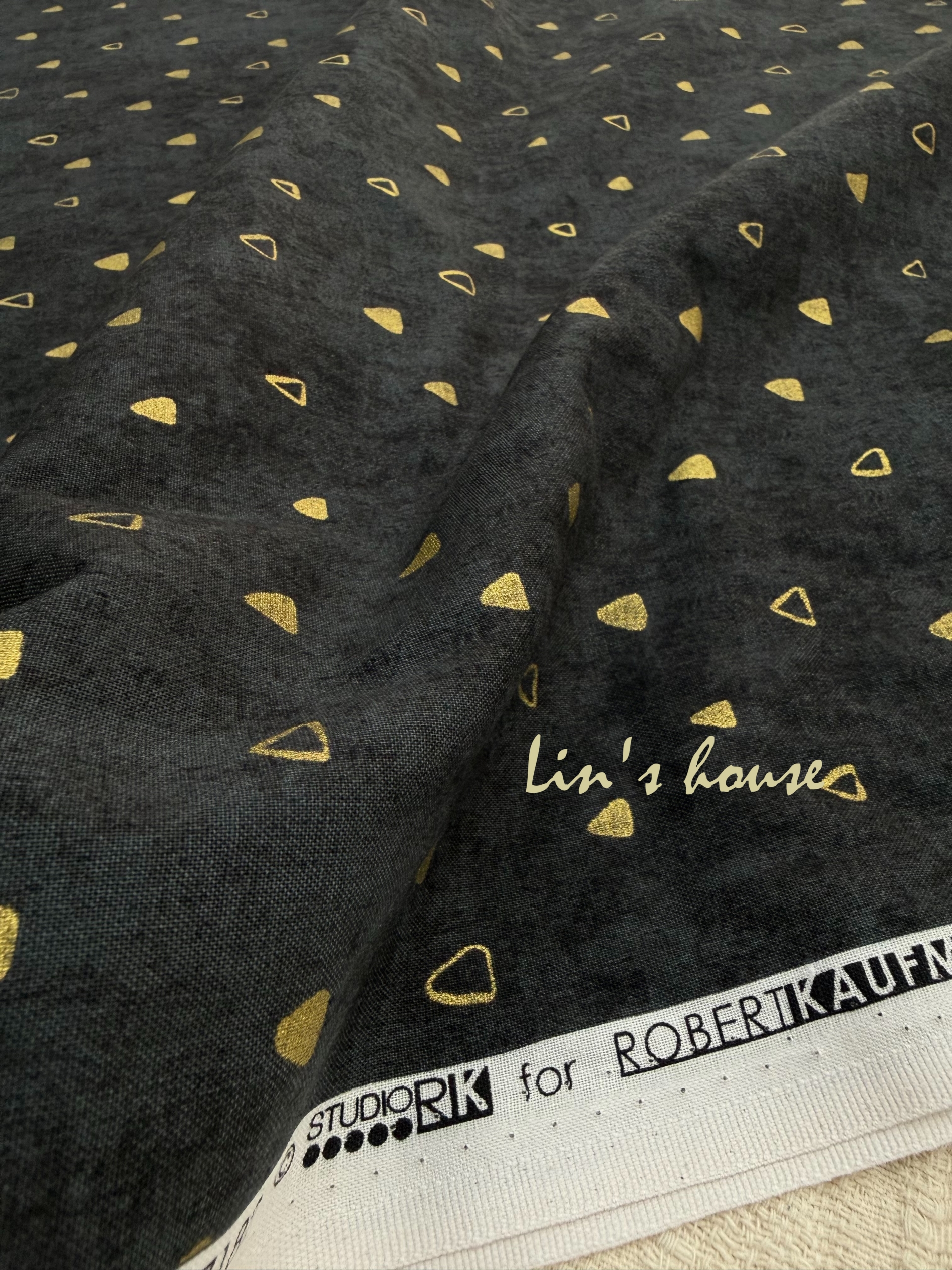 靈感之布|Klimt Collection 幾何金箔設計布9