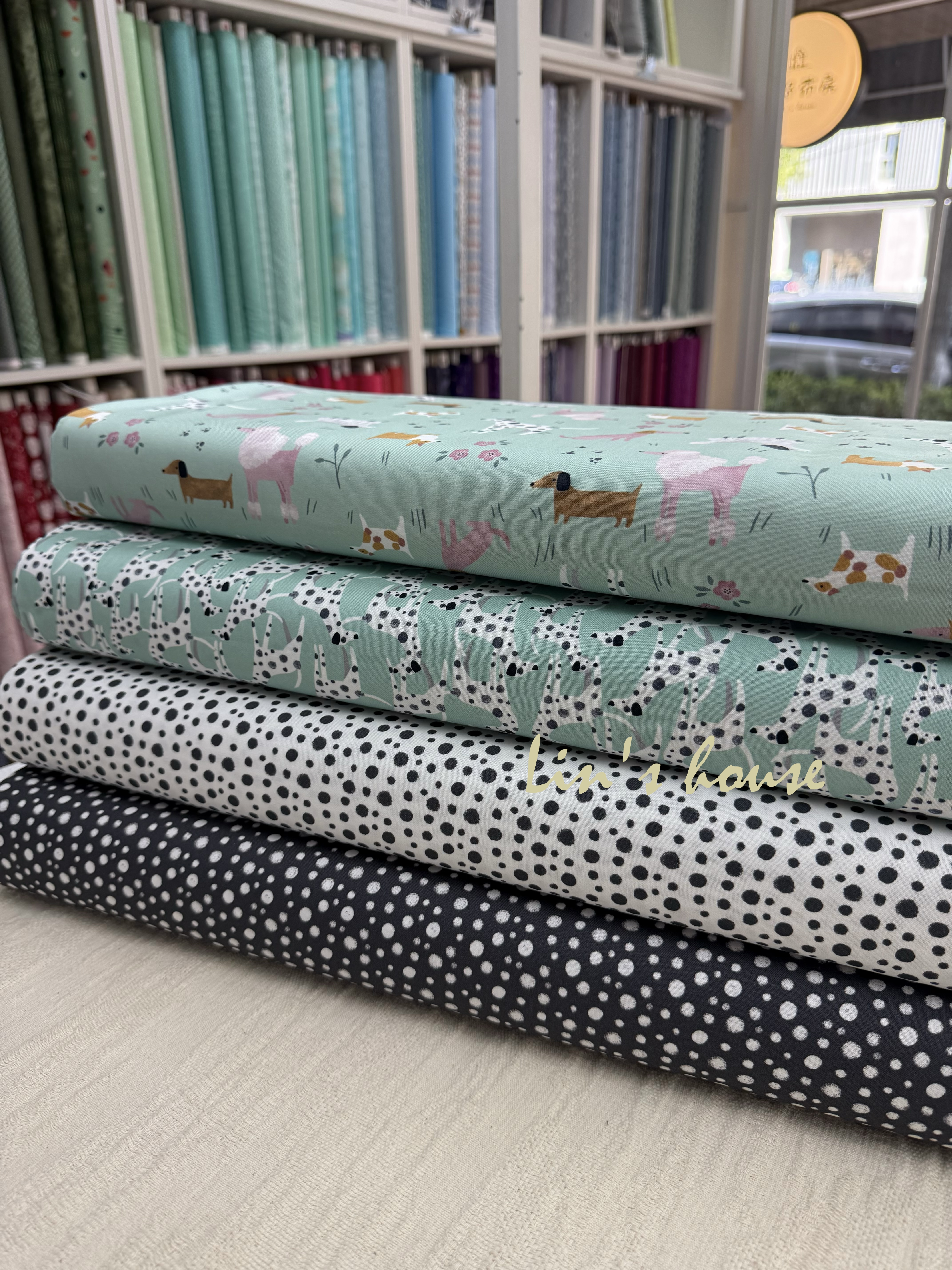 《日常毛孩》美式文青狗狗布系列（Dear Stella Design）