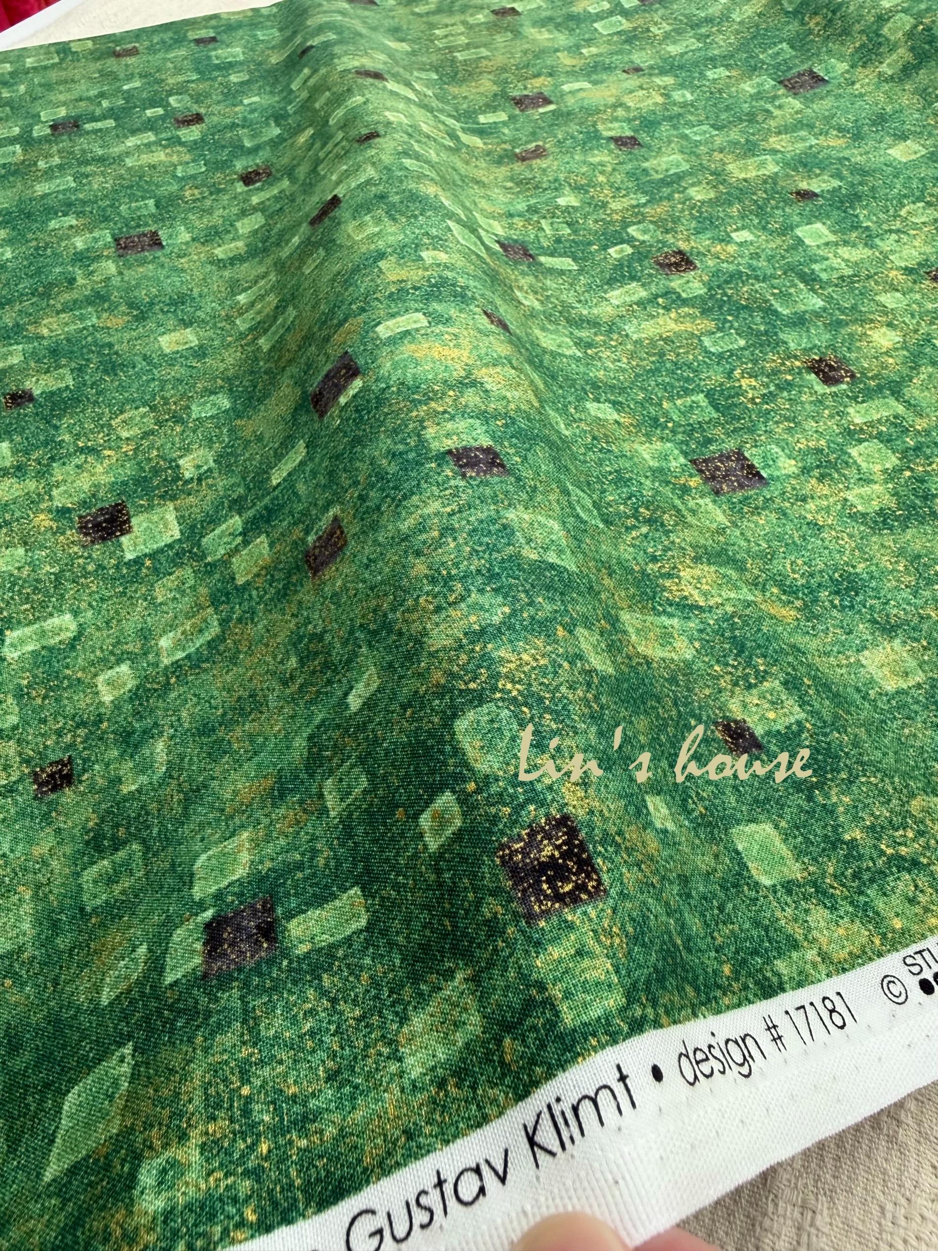 靈感之布|Klimt Collection 幾何金箔設計布5