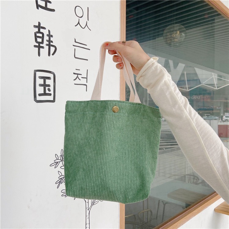 『買一送一』燈芯絨手提包・日常外出小包14