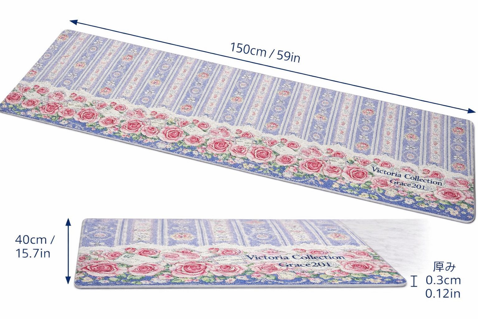 英國玫瑰超吸水軟墊/地墊6