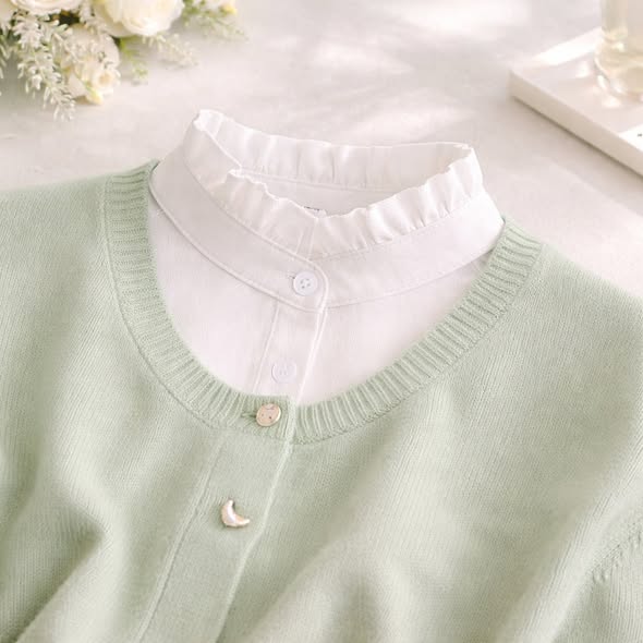 輕盈假兩件|春夏百搭假領片2