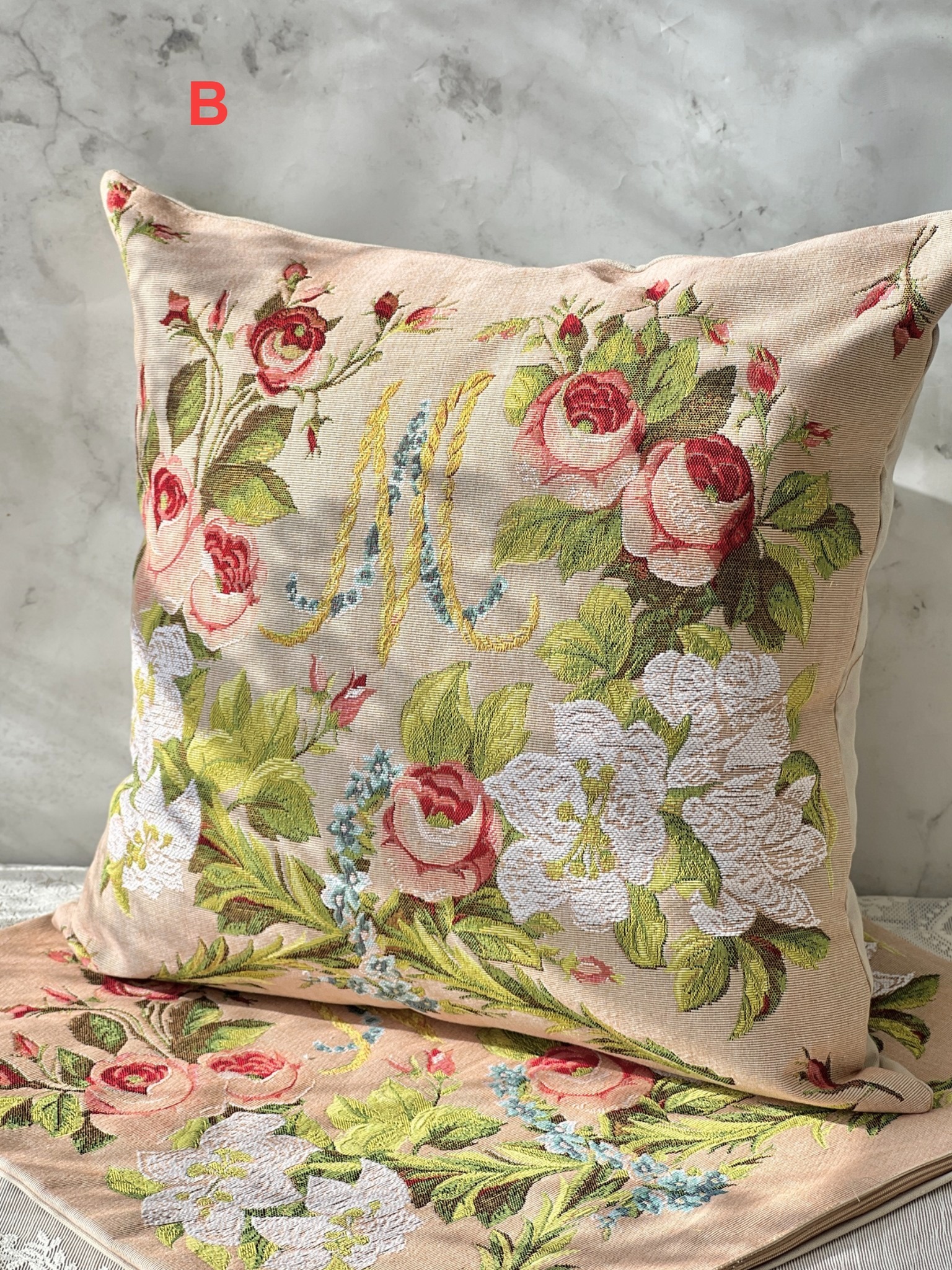 歐洲ADL刺繡抱枕套5