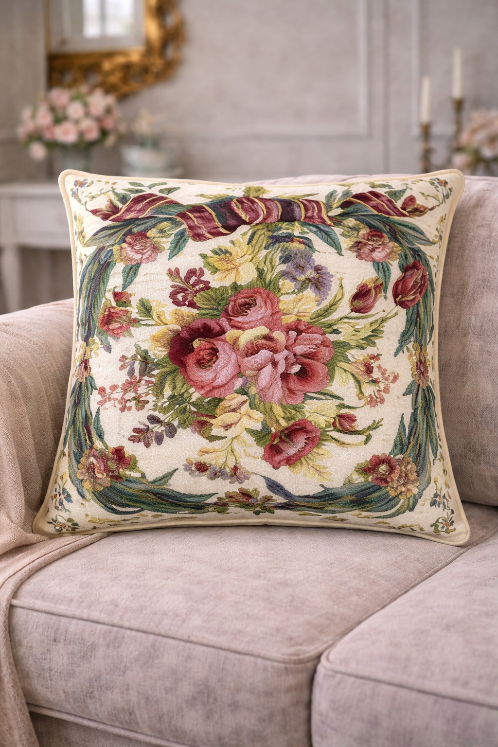 歐洲ADL刺繡抱枕套6