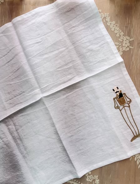 Busatti 托斯卡尼|仕女與紳士頂級刺繡方巾(雙件組)3