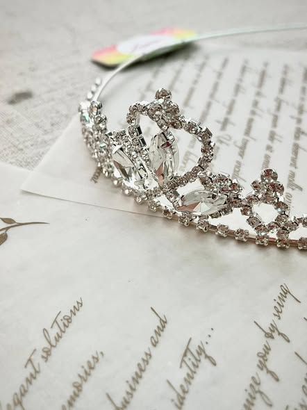 銀色鑽石皇冠髮箍3