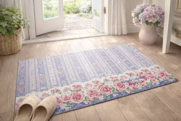 英國玫瑰超吸水軟墊/地墊3